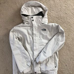 North Face Hyvent Womens Cream Jacket, M